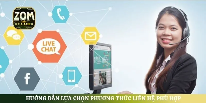 Hướng dẫn lựa chọn phương thức liên hệ phù hợp với từng nhu cầu