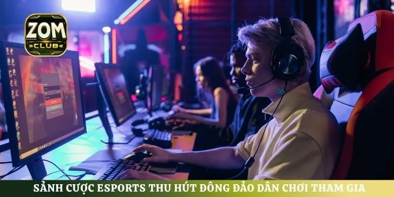 Sảnh cược esports thu hút đông đảo dân chơi tham gia tranh tài